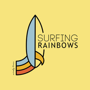 SURFING RAINBOWS Baby One Piece