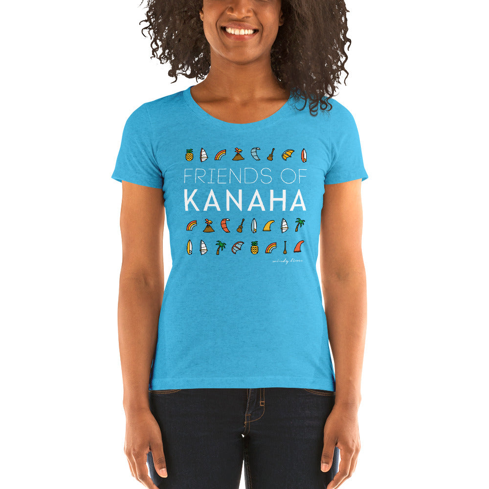 FRIENDS OF KANAHA Women's Fitted Tee