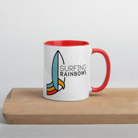 Load image into Gallery viewer, MAUI SURFING RAINBOWS Mug

