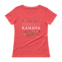 Load image into Gallery viewer, FRIENDS OF KANAHA Women&#39;s Scoop Tee

