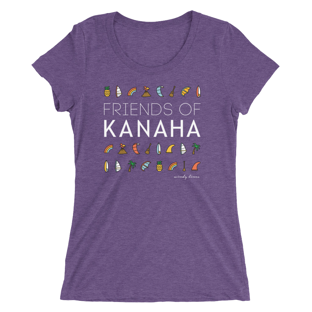 FRIENDS OF KANAHA Women's Fitted Tee